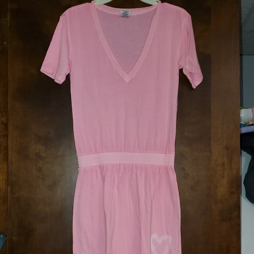 PINK Victoria's Secret Pink Mini Dress V-Neck